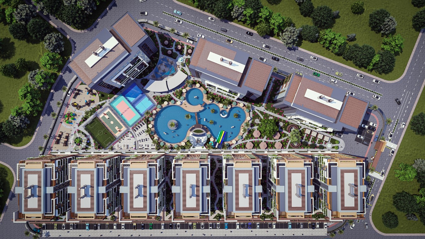 Large-scale project in modern style in Tomyuk district, Mersin - Umbrella Group - Photo 34