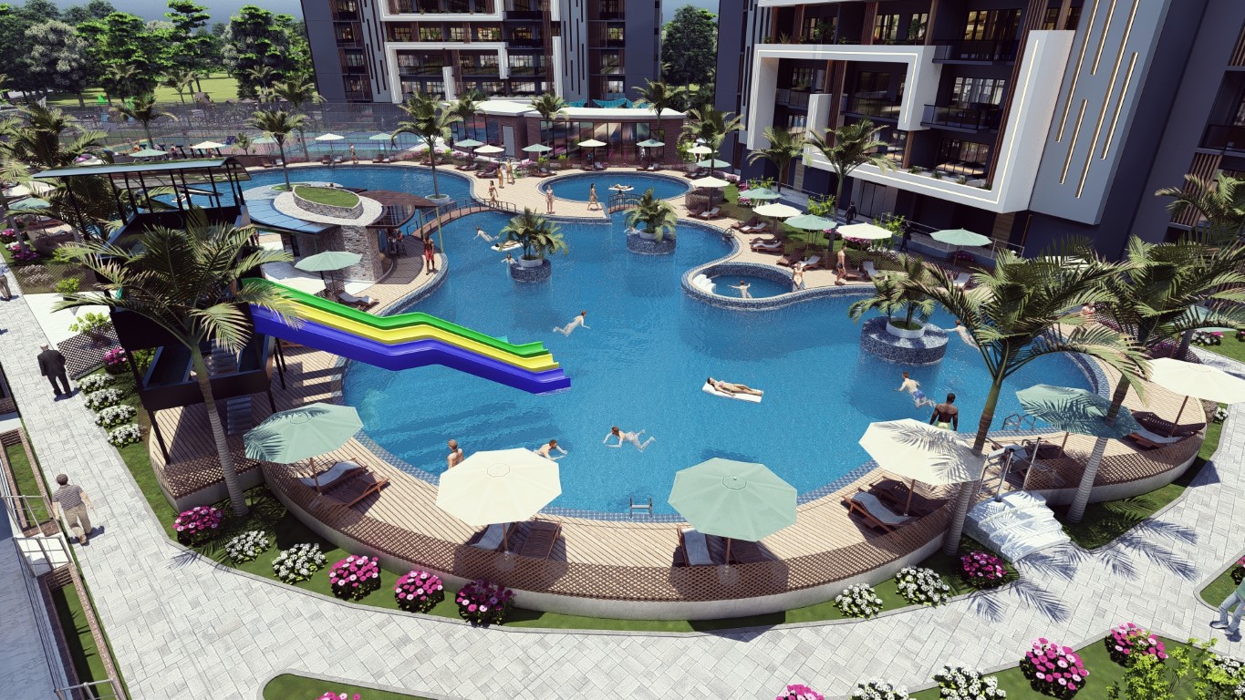 Large-scale project in modern style in Tomyuk district, Mersin - Umbrella Group - Photo 35