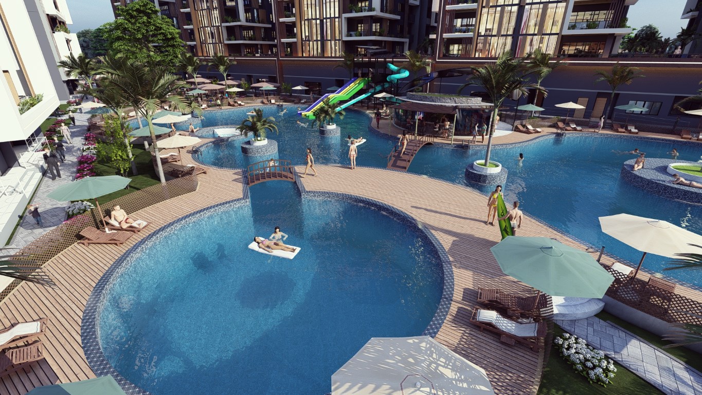 Large-scale project in modern style in Tomyuk district, Mersin - Umbrella Group - Photo 37