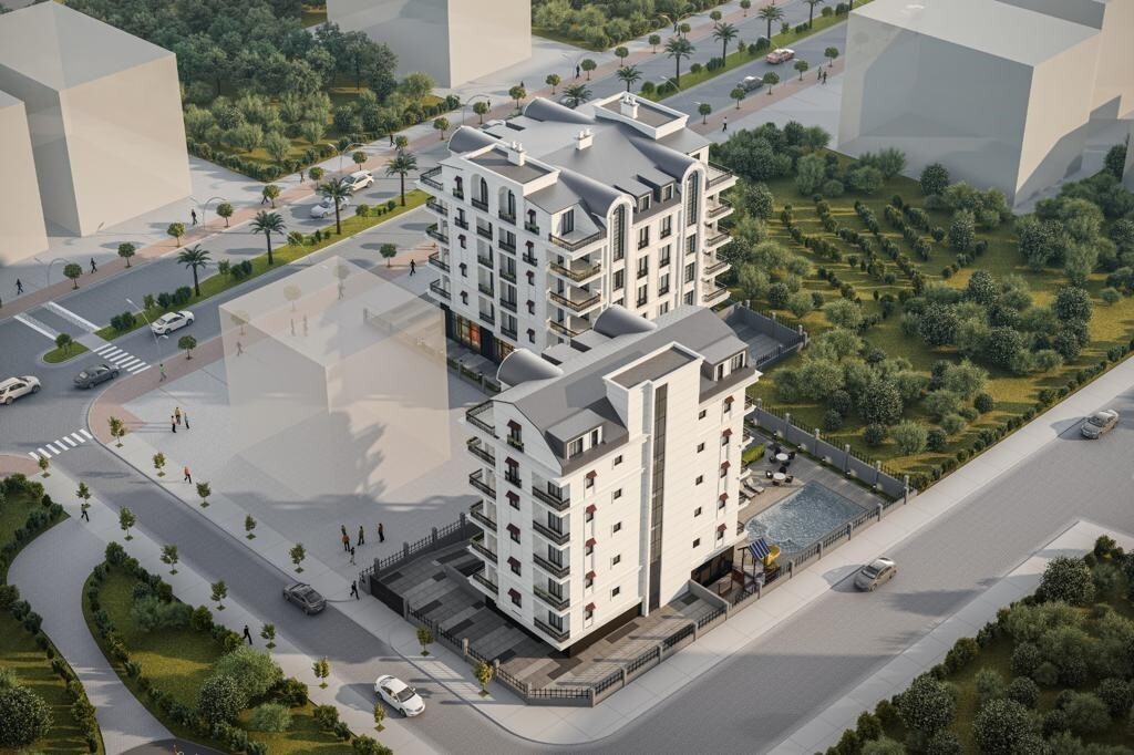 New, bright residential complex in the city of Gazipasa, area from 103 to 212 m2 - Umbrella Group - Photo 2