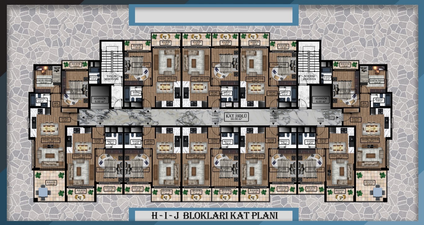Large-scale project in modern style in Tomyuk district, Mersin - Umbrella Group - Photo 46