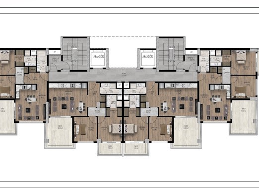 New 2+1 apartment complex in Mezitli district - Umbrella Group - Photo 15