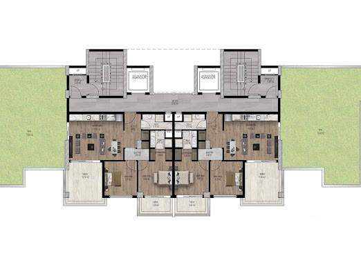 New 2+1 apartment complex in Mezitli district - Umbrella Group - Photo 16