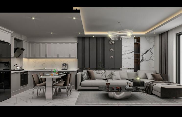 New project under construction in the Avsallar area, with an area of 58-121 m² - Umbrella Group - Photo 18
