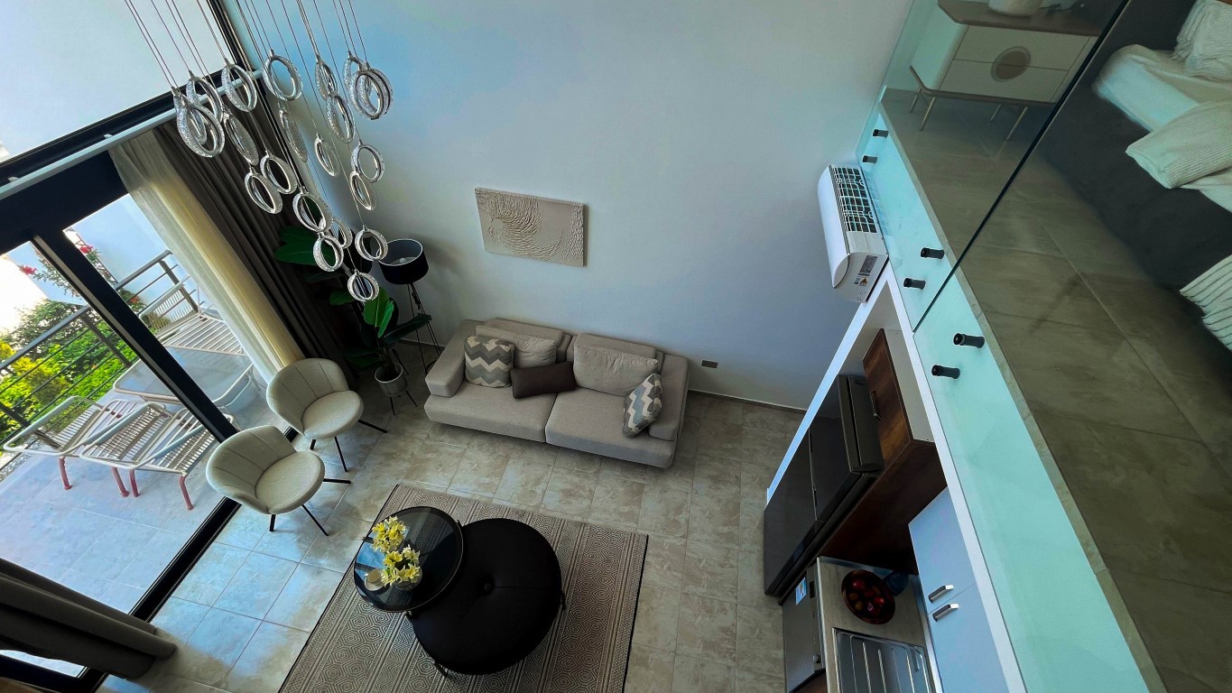Project of a modern residential complex in Northern Cyprus in the area of Esentepe, apartment layout 2+1 - Umbrella Group - Photo 13