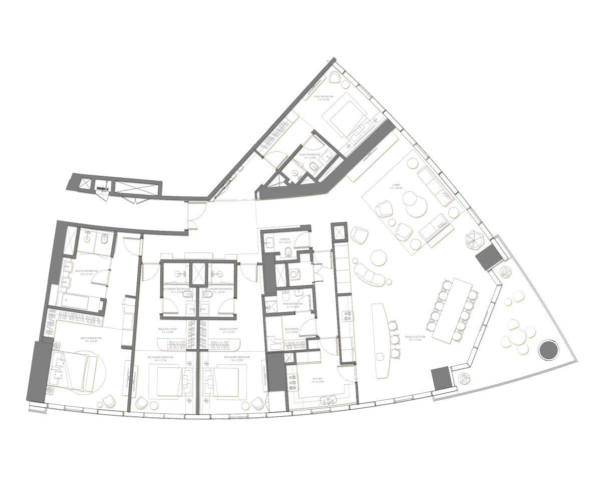 New project for a large multifunctional complex located in the coastal area of Dubai - Umbrella Group - Photo 31