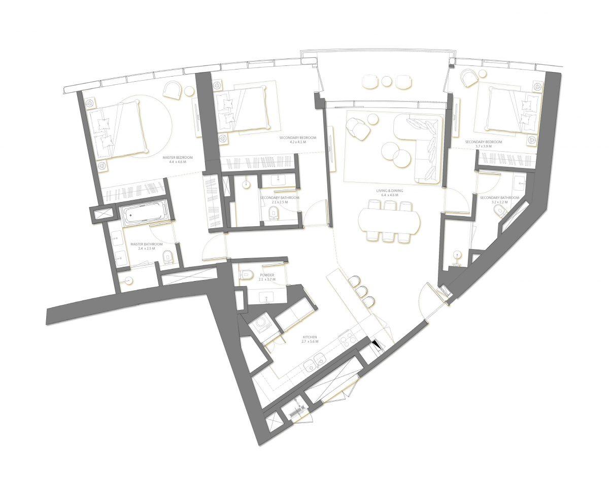 New project for a large multifunctional complex located in the coastal area of Dubai - Umbrella Group - Photo 28