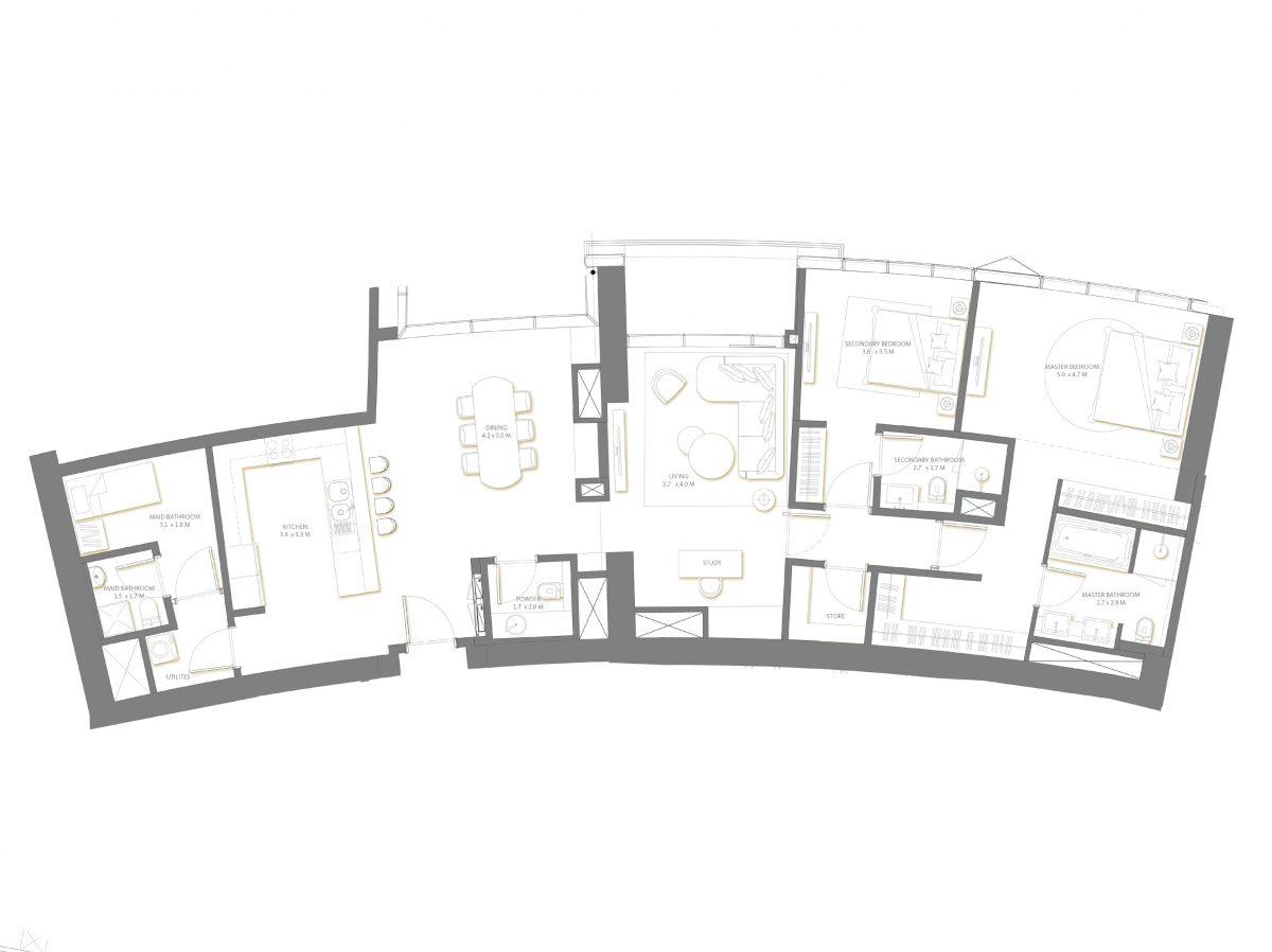 New project for a large multifunctional complex located in the coastal area of Dubai - Umbrella Group - Photo 26