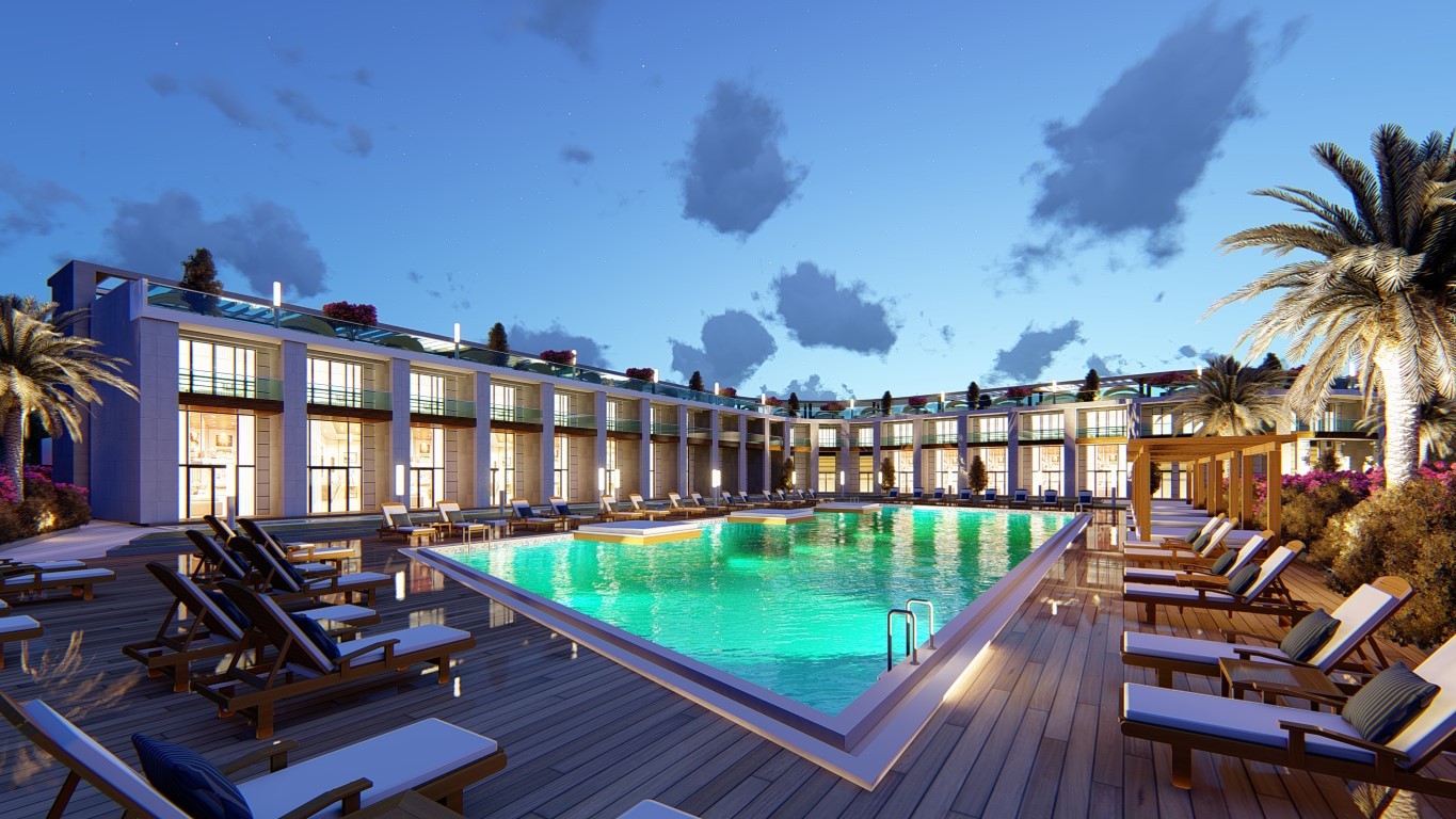 New modern project in Northern Cyprus, located 200 m from the sea, Lapta microdistrict - Umbrella Group
