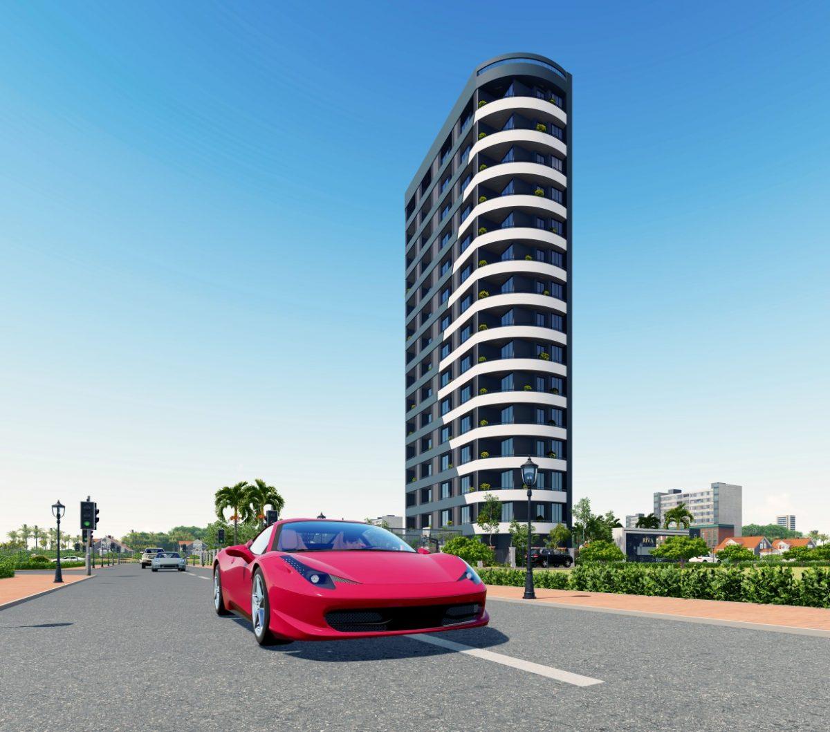 New high-rise residential complex with apartments 1+1 by the sea - Umbrella Group - Photo 4