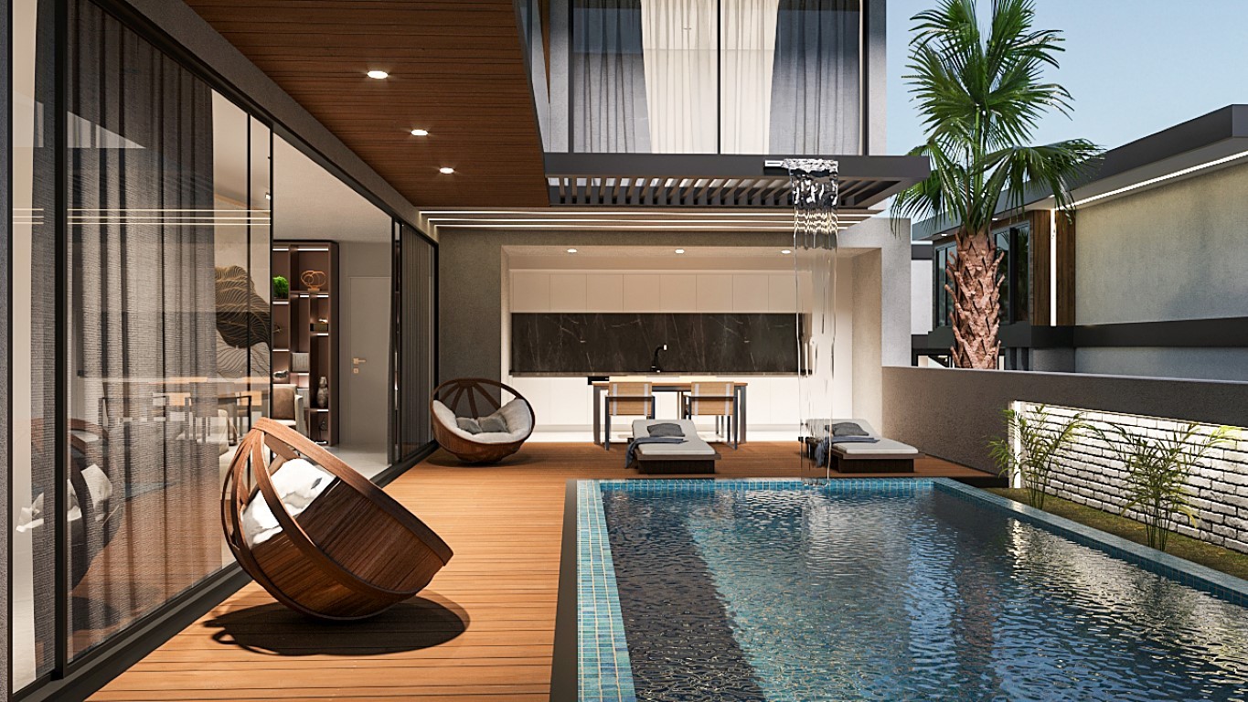 Villa complex with private pool in Northern Cyprus, Ischele area - Umbrella Group - Photo 10