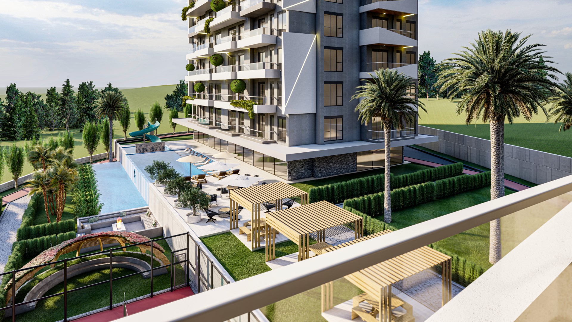 New project for investment in Mahmutlar district with 5* hotel concept - Umbrella Group - Photo 7