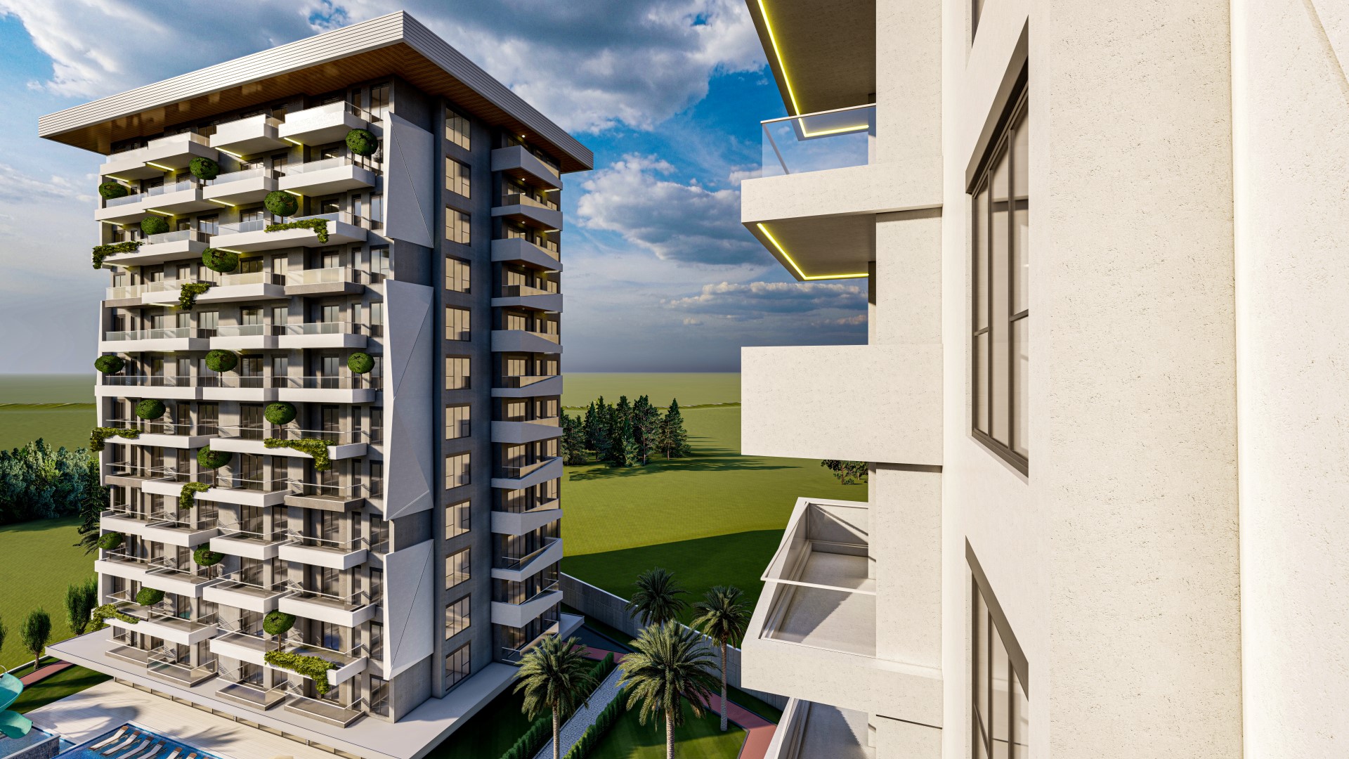 New project for investment in Mahmutlar district with 5* hotel concept - Umbrella Group - Photo 6