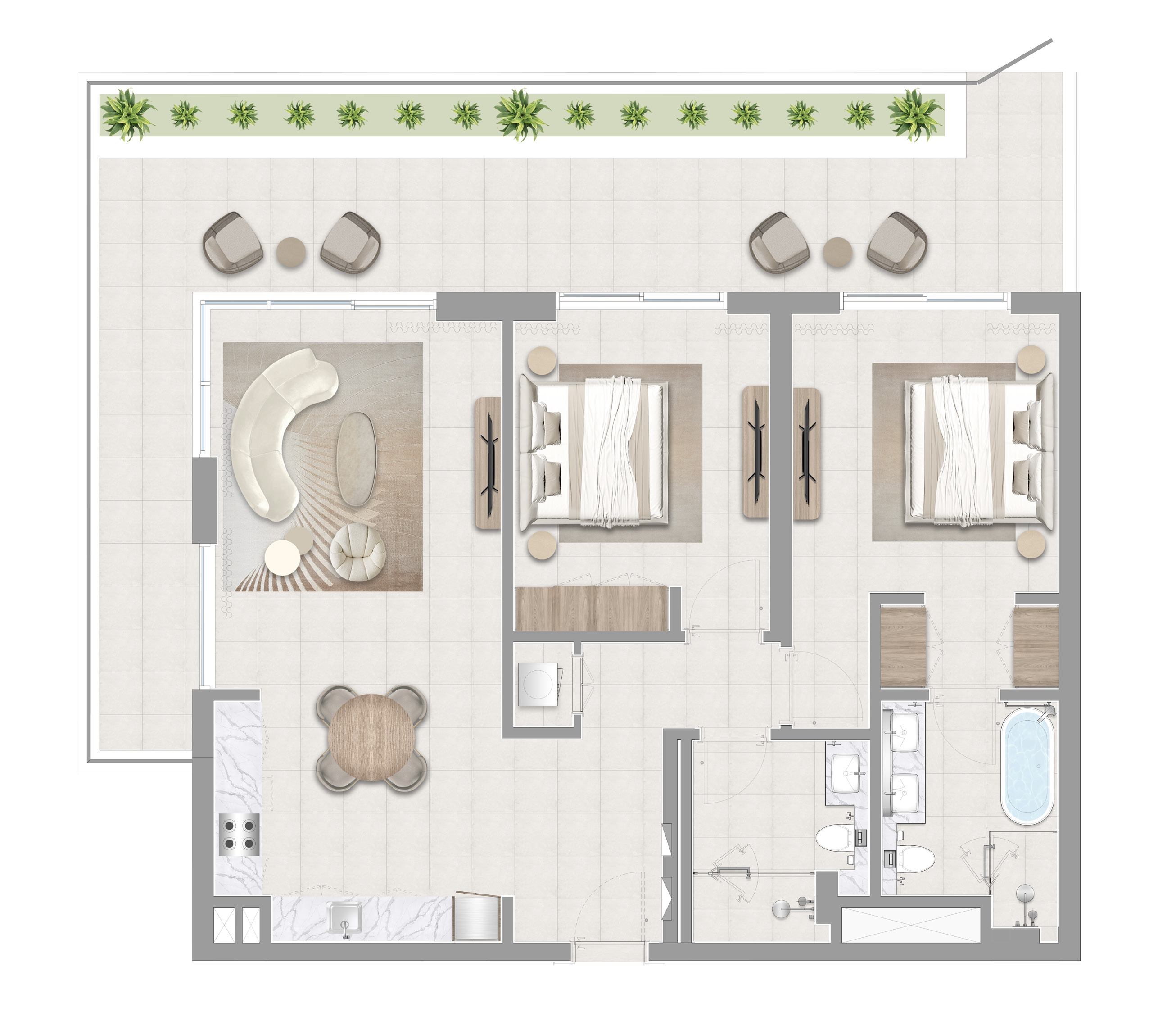 Modern five-storey residential complex, Dubai - Umbrella Group - Photo 9