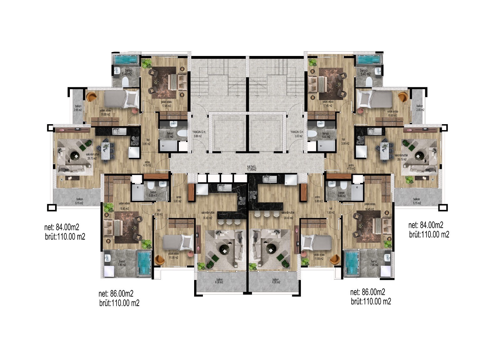 New residential complex with 2+1 spacious apartments in Tomyuk district - Umbrella Group - Photo 7