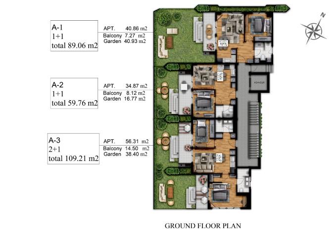 Apartments 1+1, 2+1 in Alanya, Oba district - Umbrella Group - Photo 7