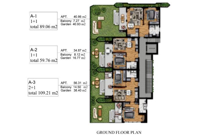 Apartments 1+1, 2+1 in Alanya, Oba district - Umbrella Group - Photo 8