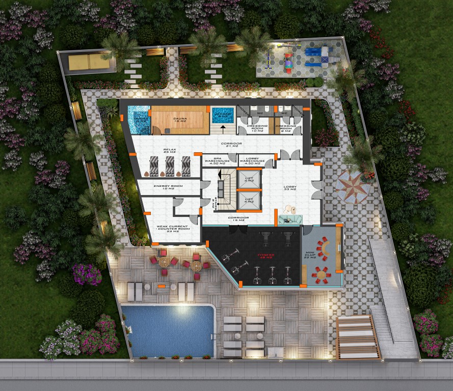 2+1 apartment in the Mahmutlar area near the sea - Umbrella Group - Photo 18