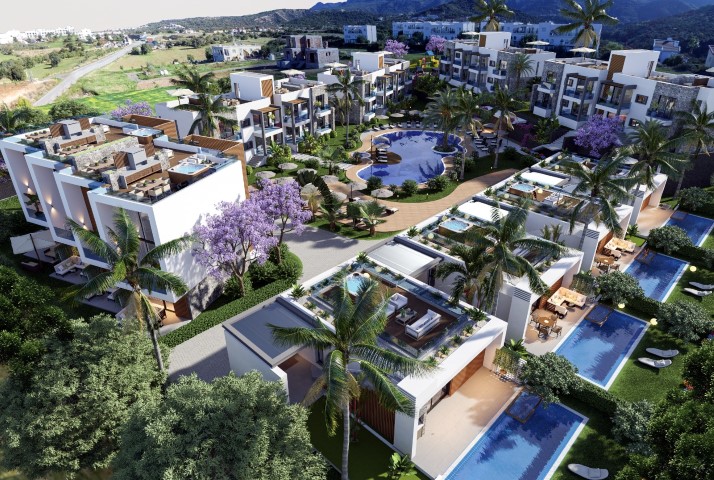 Stylish low-rise project 5 minutes walk from the sea, Esentepe - Umbrella Group