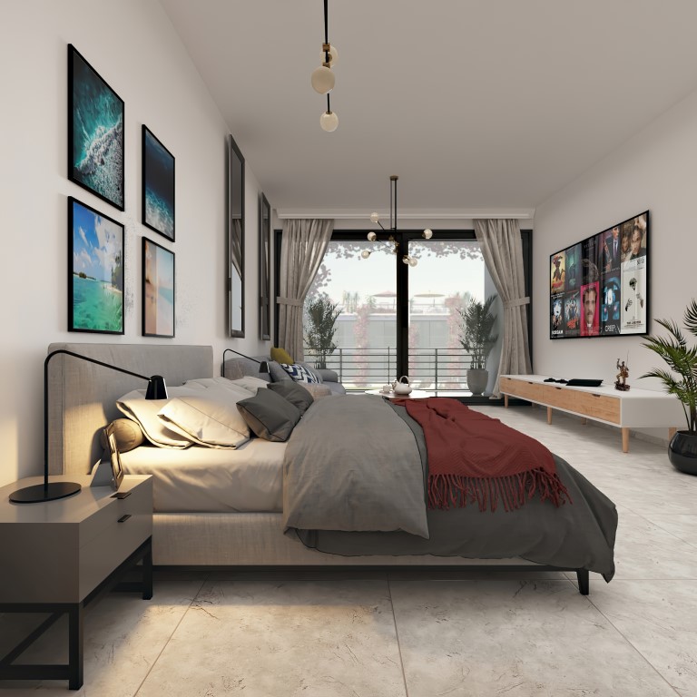 New project in Northern Cyprus elite class apartment floor plan 35 m2 - Umbrella Group - Photo 18