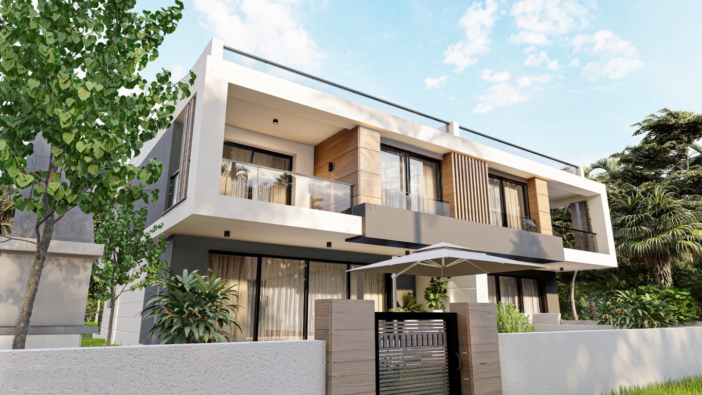 Project of a modern residential complex in Northern Cyprus in the area of Famagusta, apartment layout 1+1, 2+1 - Umbrella Group - Photo 7