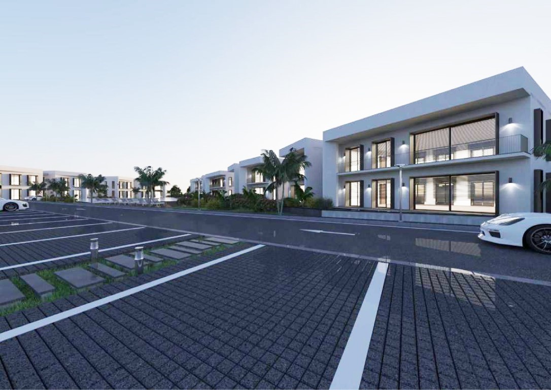 Project of a modern residential complex in Northern Cyprus, apartment layout 2+1, 4+1 - Umbrella Group - Photo 6