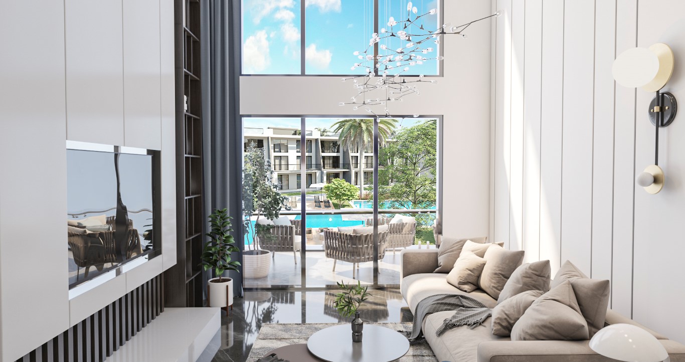 Project of a modern residential complex in Northern Cyprus in the area of Famagusta, apartment layout 1+1, 2+1 - Umbrella Group - Photo 18