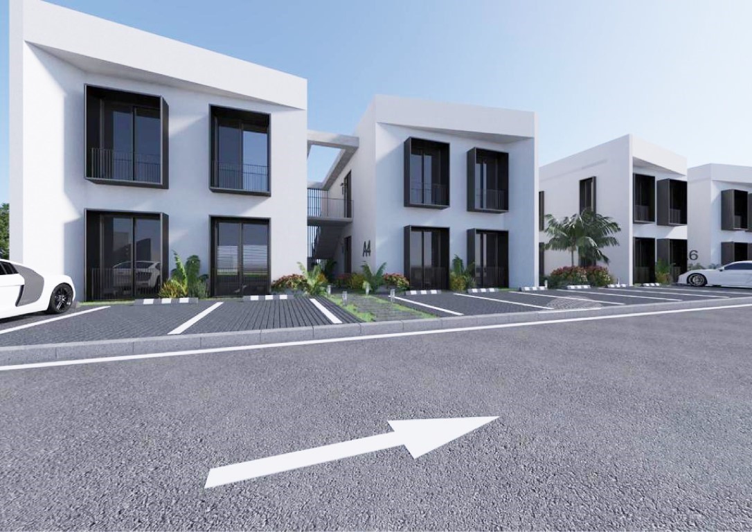 Project of a modern residential complex in Northern Cyprus, apartment layout 2+1, 4+1 - Umbrella Group - Photo 7