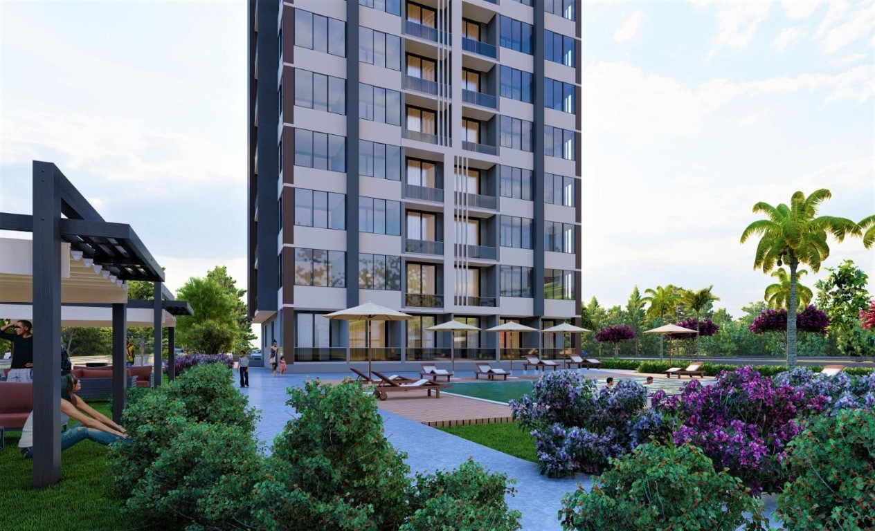 New cosy residential complex in Mersin, 1+1, 2+1 apartments - Umbrella Group - Photo 4