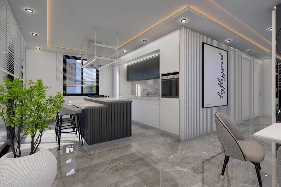 Villa under construction 4+1 in Kyrenia - Umbrella Group - Photo 15