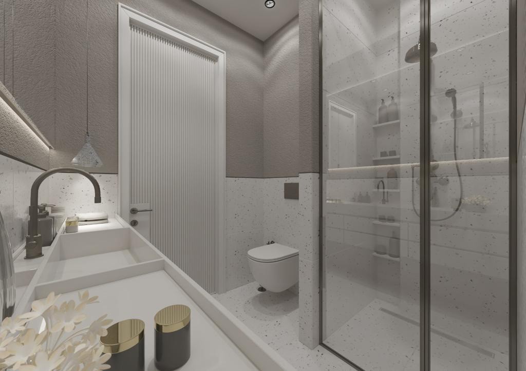 Project of a modern residential complex in Northern Cyprus, apartment layout 2+1, 4+1 - Umbrella Group - Photo 18