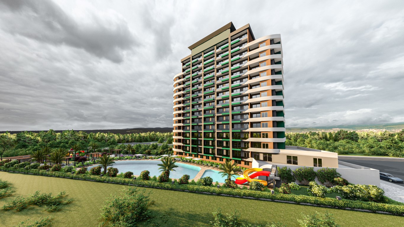 New cosy residential complex in the Teje area, apartments 1+1, 2+1 - Umbrella Group