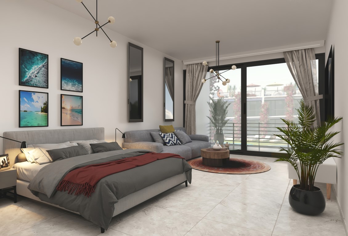 New project in Northern Cyprus elite class apartment floor plan 35 m2 - Umbrella Group - Photo 16