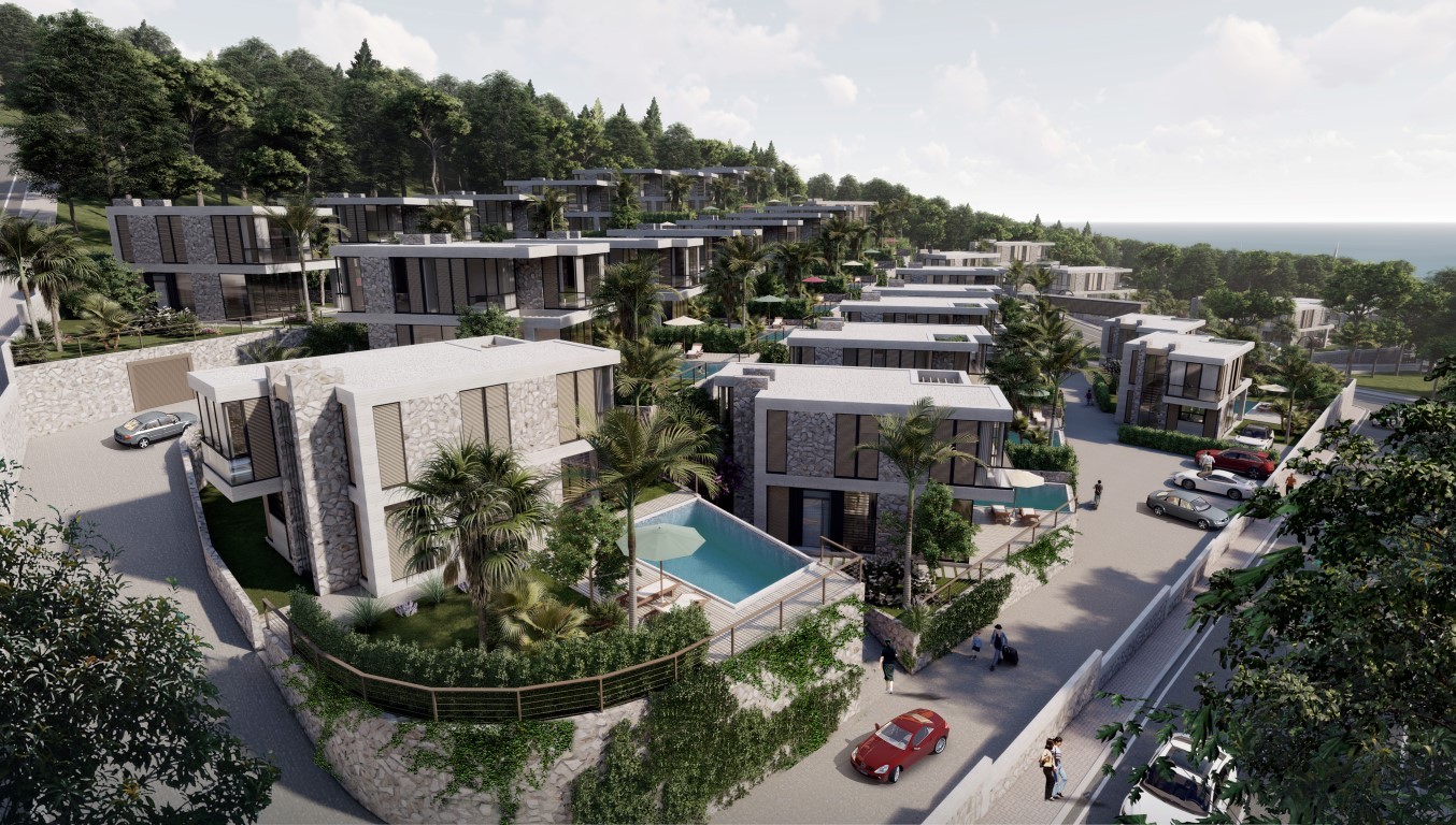 Villa complex 3+1 in Bodrum, with own swimming pool - Umbrella Group - Photo 10