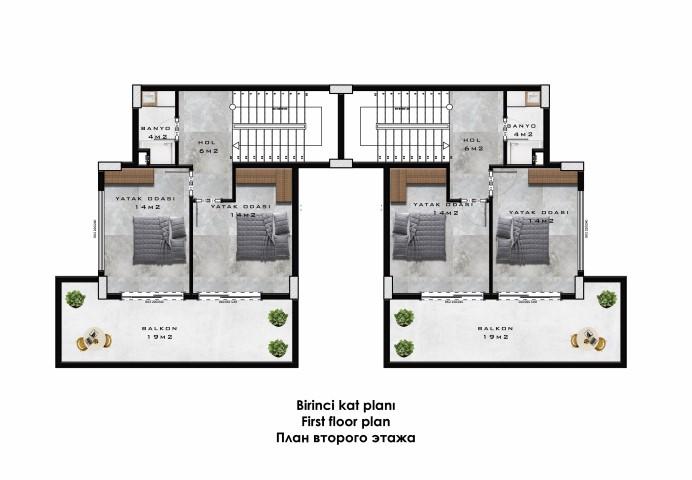 Complex villas 3+1 in Tepe with swimming pool and mountain views - Umbrella Group - Photo 34