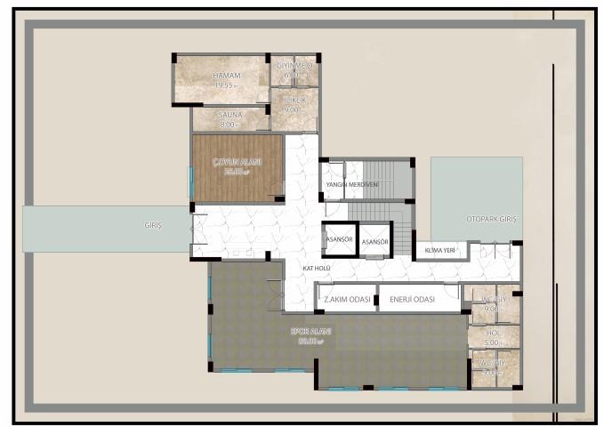 New project under construction in the Demirtaş area, apartments in 1+1, 2+1, 3+1 - Umbrella Group - Photo 12