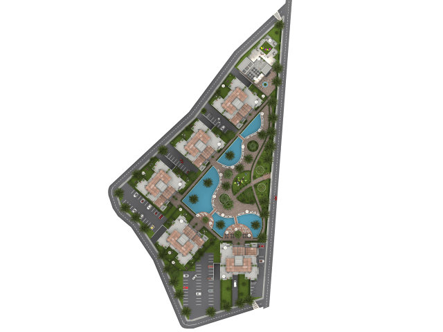 New high-rise project in Northern Cyprus, Iskele area, area 45-210 m² - Umbrella Group - Photo 2