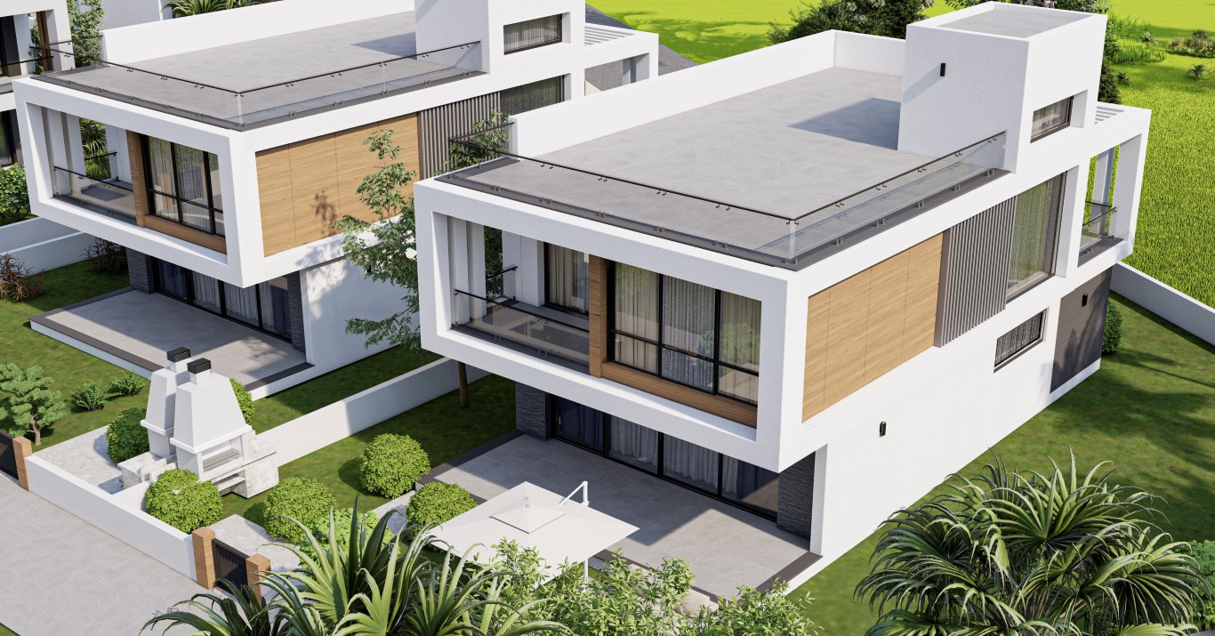Project of a modern residential complex in Northern Cyprus in the area of Famagusta, apartment layout 1+1, 2+1 - Umbrella Group - Photo 9