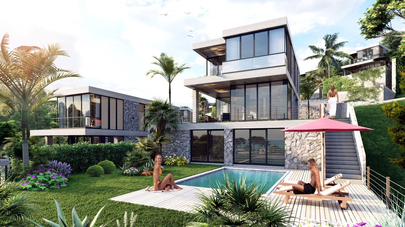 Villa complex 3+1 in Bodrum, with own swimming pool - Umbrella Group - Photo 14