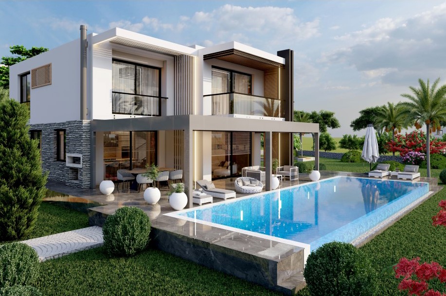 Villa under construction 4+1 in Kyrenia - Umbrella Group