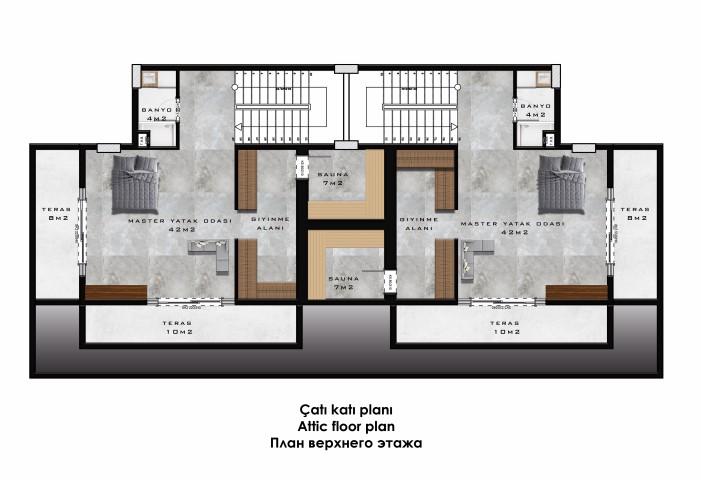Complex villas 3+1 in Tepe with swimming pool and mountain views - Umbrella Group - Photo 35