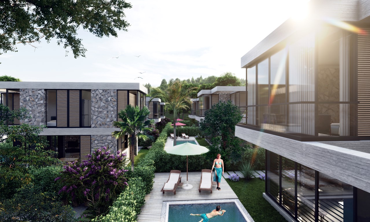 Villa complex 3+1 in Bodrum, with own swimming pool - Umbrella Group - Photo 18
