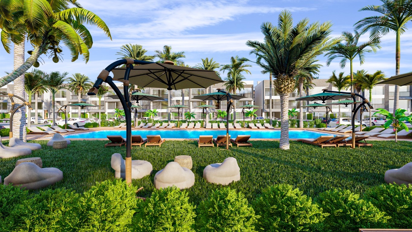 New project in Northern Cyprus, 700 m from the sea, apartment layout studio - Umbrella Group - Photo 12