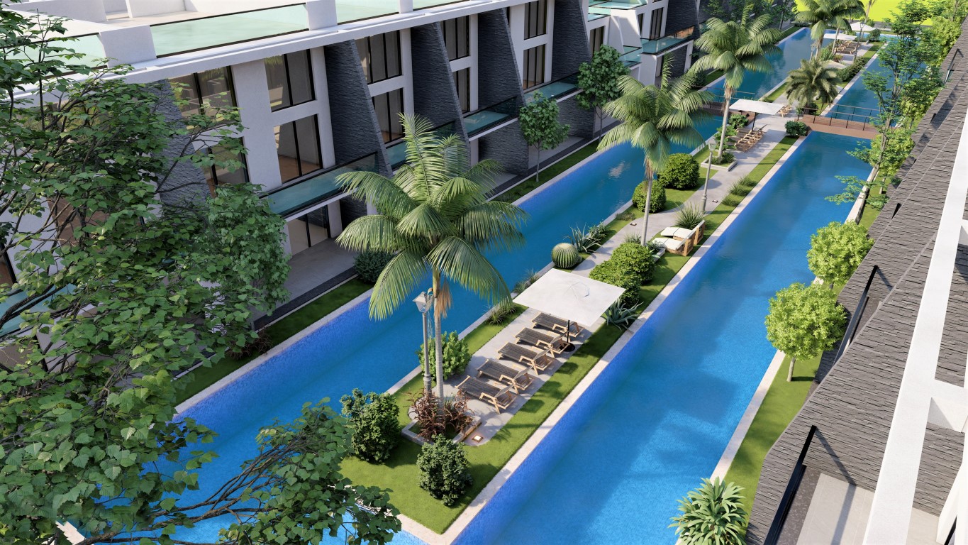 Project of a modern residential complex in Northern Cyprus in the area of Famagusta, apartment layout 1+1, 2+1 - Umbrella Group - Photo 5