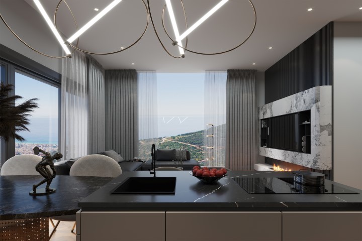 Complex villas 3+1 in Tepe with swimming pool and mountain views - Umbrella Group - Photo 21