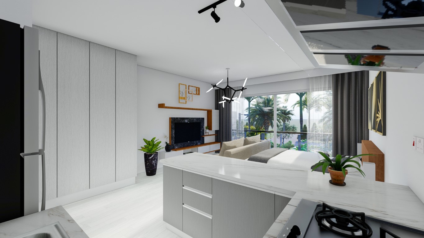 New project in Northern Cyprus, 700 m from the sea, apartment layout studio - Umbrella Group - Photo 20