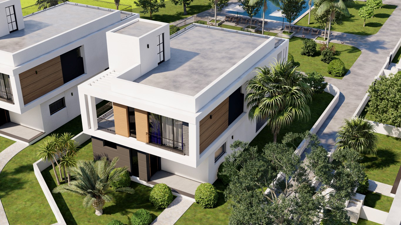 Project of a modern residential complex in Northern Cyprus in the area of Famagusta, apartment layout 1+1, 2+1 - Umbrella Group - Photo 8