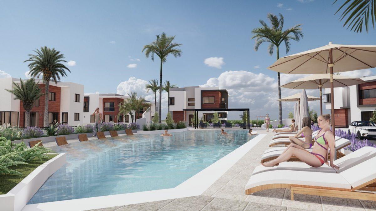 Design of new villas in Northern Cyprus with 3+1 apartments with a floor area of 195 m2, district of Iskele - Umbrella Group - Photo 9