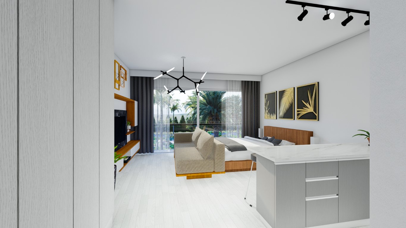 New project in Northern Cyprus, 700 m from the sea, apartment layout studio - Umbrella Group - Photo 19