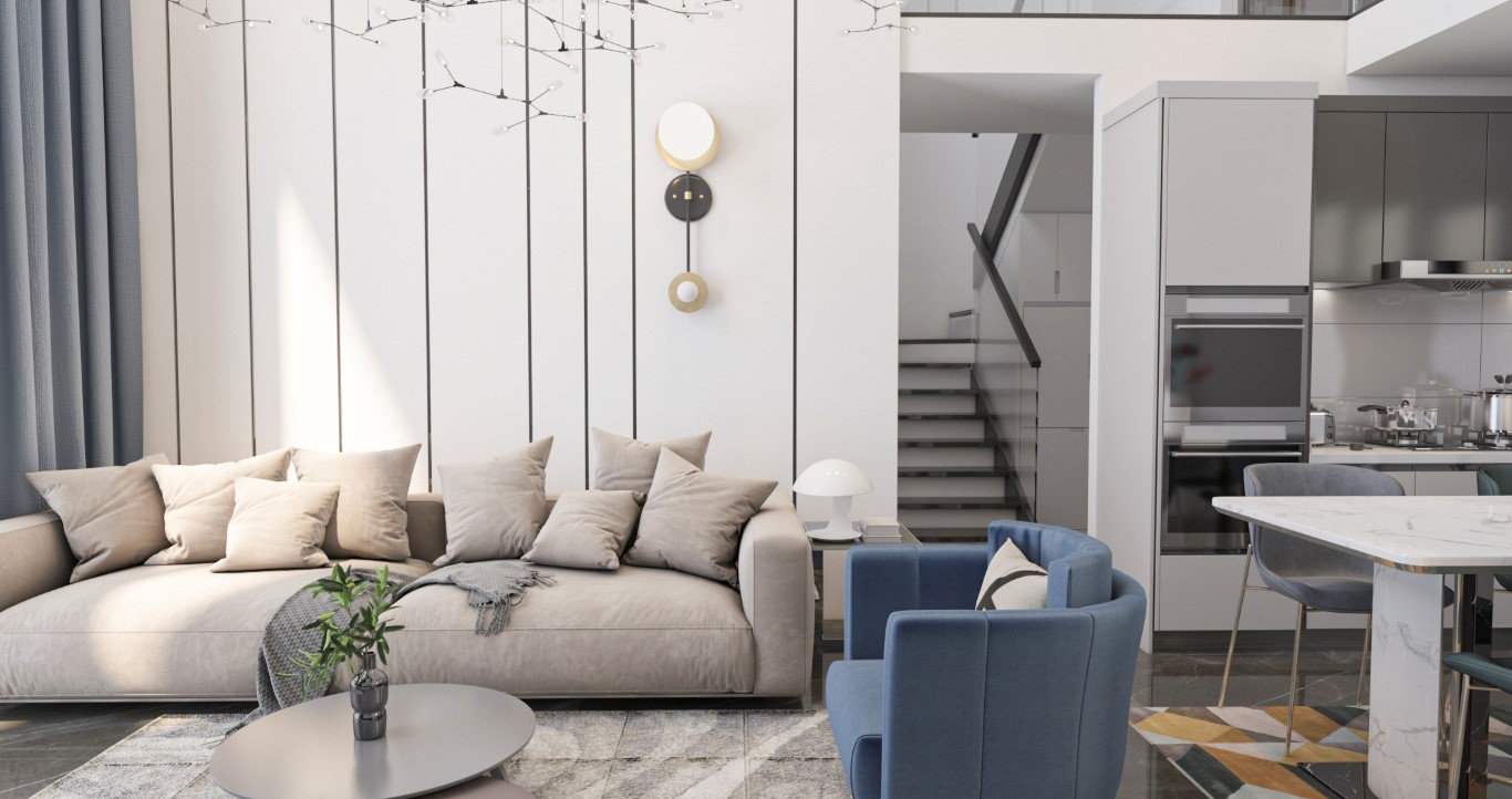 Project of a modern residential complex in Northern Cyprus in the area of Famagusta, apartment layout 1+1, 2+1 - Umbrella Group - Photo 20